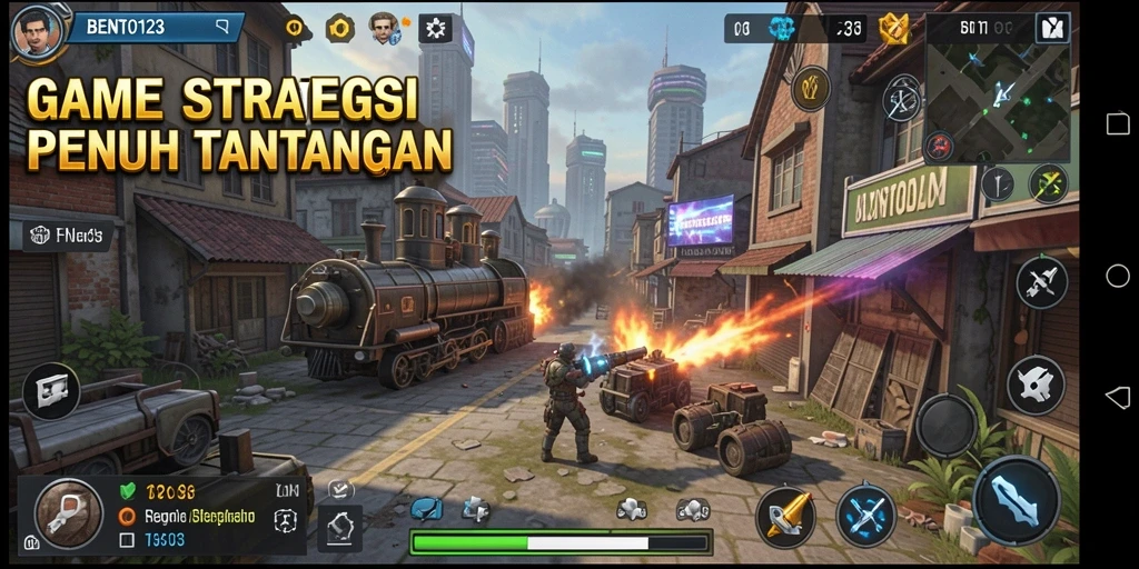 Tampilan screenshot BENTO123 yang menunjukkan aksi strategi di luar batas kreatif.