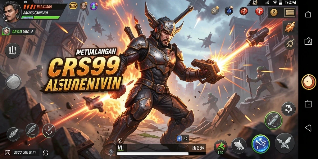 Tangkapan layar gameplay <strong>CRS99</strong> dengan aksi mendebarkan.