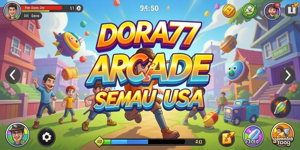Tampilan gameplay seru DORA77 yang mengasyikkan.
