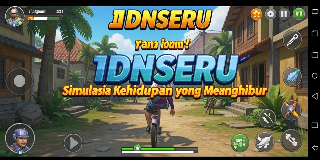 Tampilan menarik gameplay IDNSERU yang penuh aktivitas.