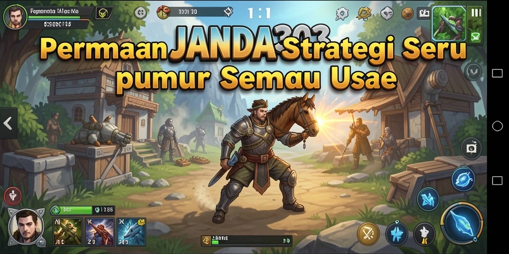 Screenshot JANDA303 menampilkan aksi strategi yang mendebarkan.