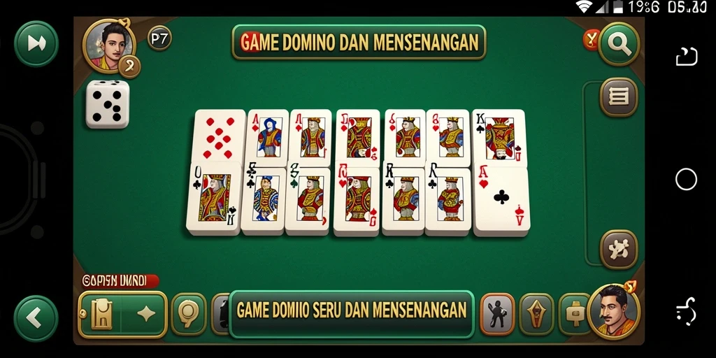Tampilan gameplay seru dalam permainan Domino PP7.