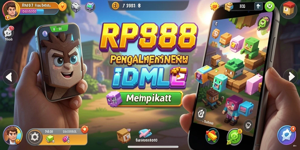 Tampilan gameplay RP888 yang menarik dan penuh warna.